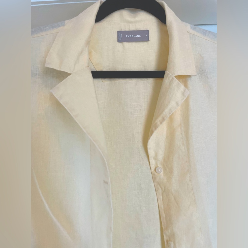 Everlane notch shirt in Linen - Picture 4 of 6